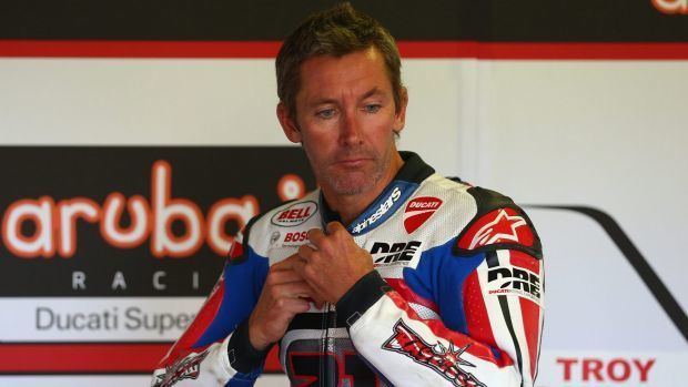 Troy Bayliss Comeback Superbike champion Troy Bayliss looking to be old