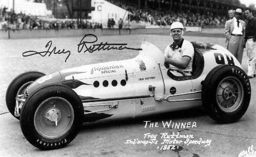Troy Ruttman F1 GP 17 USA GP 1952 Indy 500 KuzmaOffy Troy Ruttman