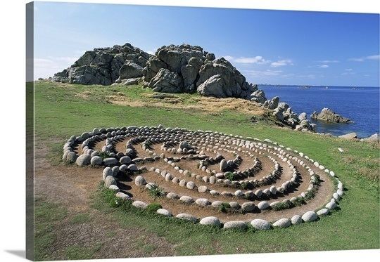 Troy Town Troy Town maze St Agnes Isles of Scilly United Kingdom Europe