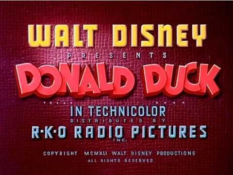 Truant Officer Donald 1941 recreation titles YouTube