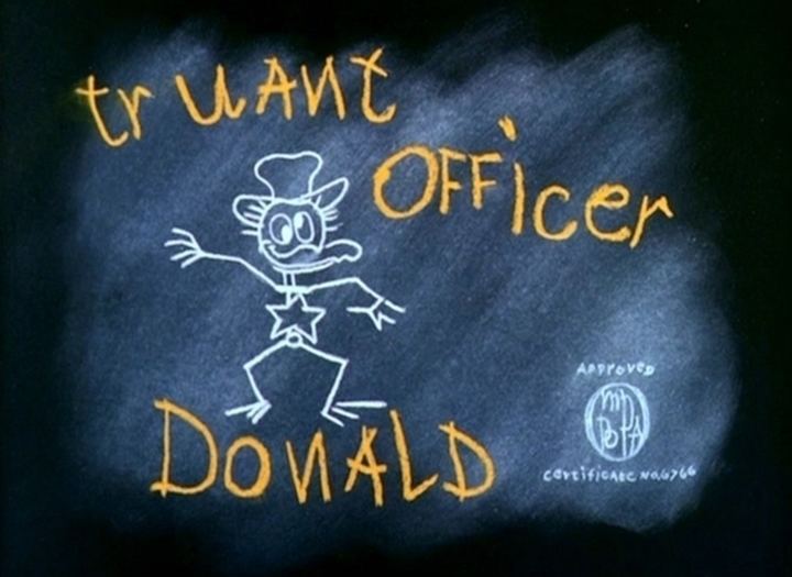 Truant Officer Donald 1941 The Internet Animation Database