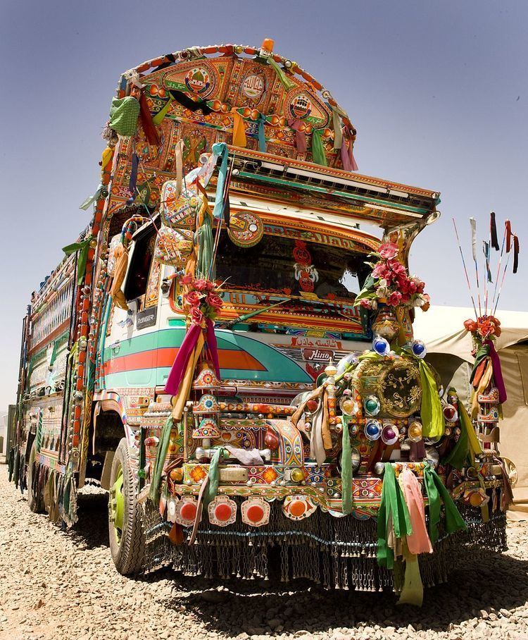 Truck art in South Asia