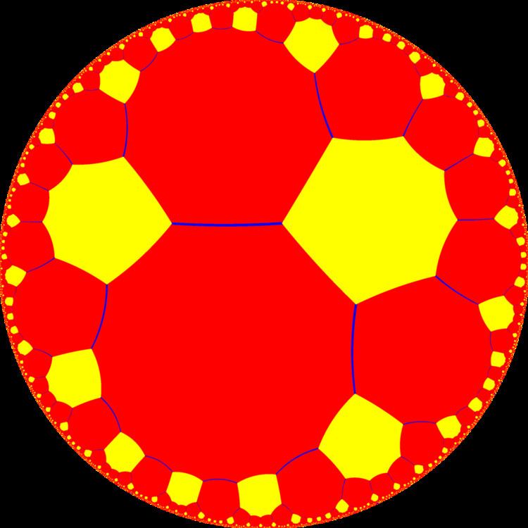 Truncated order-7 heptagonal tiling