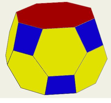 Truncated square antiprism