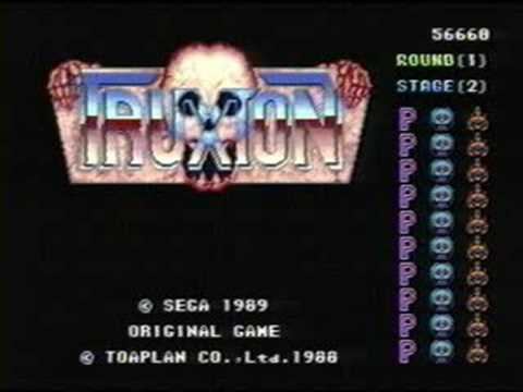 Truxton (video game) Classic Game Room HD TRUXTON for Sega Genesis Megadrive YouTube