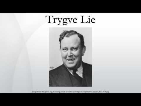 Trygve Lie Trygve Lie YouTube