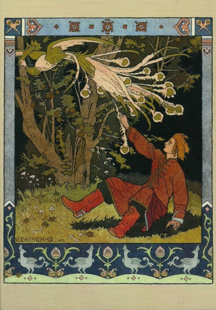 Tsarevitch Ivan, the Firebird and the Gray Wolf