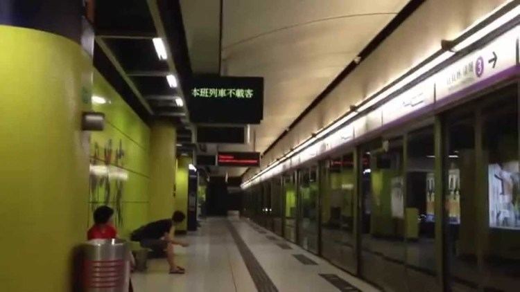 Tseung Kwan O Line MTR Tseung Kwan O Line K Train Passing Tiu Keng Leng Off Service