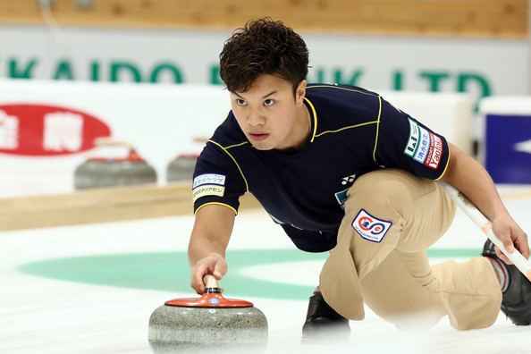 Tsuyoshi Yamaguchi Tsuyoshi Yamaguchi in Curling Japan Qualifying Tournament Day 2