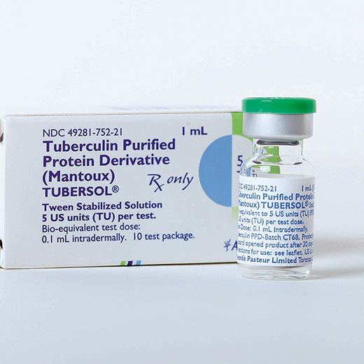 Tuberculin TUBERSOL Tuberculin Purified Protein Derivative PPD Mantoux