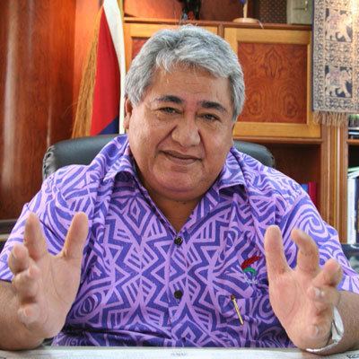 Tuilaepa Aiono Sailele Malielegaoi Prime Minister Palemia Government of Samoa