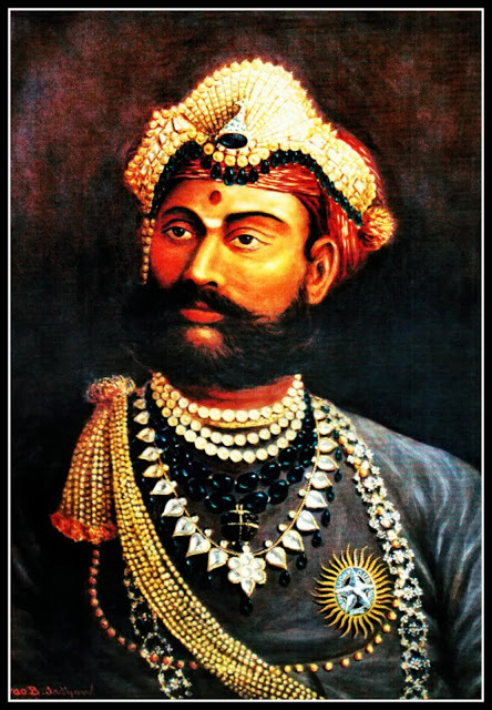 Tukoji Rao Holkar Indore A Superb Rupee Tukoji Rao Holkar II AH 1295 AD 1878 KM 25