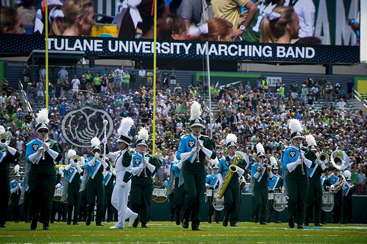 Tulane University Marching Band Tulane University Hoorayhooray