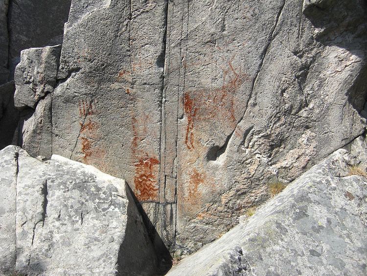 Tumlehed rock painting