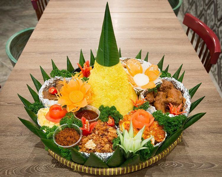 Tumpeng Nasi Tumpeng Singapore IndoChili Indonesian Restaurant