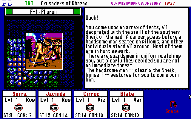 Tunnels & Trolls: Crusaders of Khazan Tunnels amp Trolls Crusaders of Khazan Screenshots for DOS MobyGames