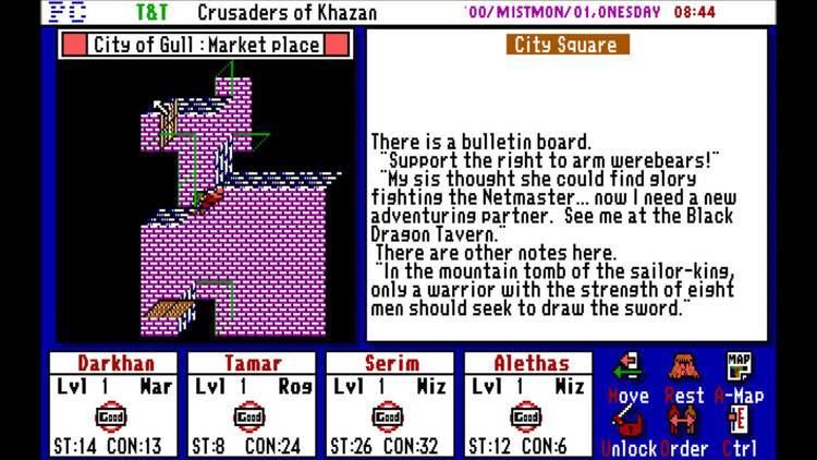 Tunnels & Trolls: Crusaders of Khazan Tunnels amp Trolls Crusaders of Khazan MSDOS Intro und Gameplay