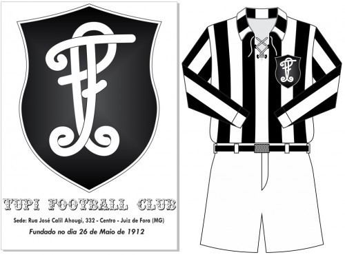 Tupi Football Club Tupi Football Club Juiz de Fora MG 1 Escudo Indito de 1912