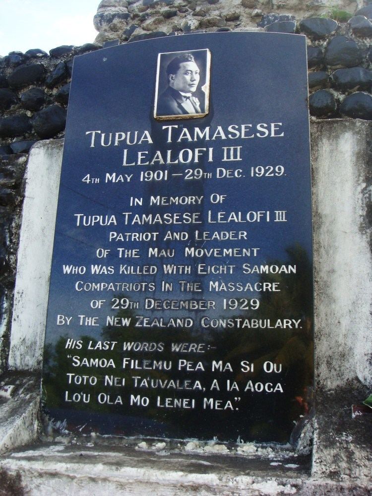 Tupua Tamasese Lealofi III FileGravestone of Tupua Tamasese Lealofi III SamoaJPG Wikimedia