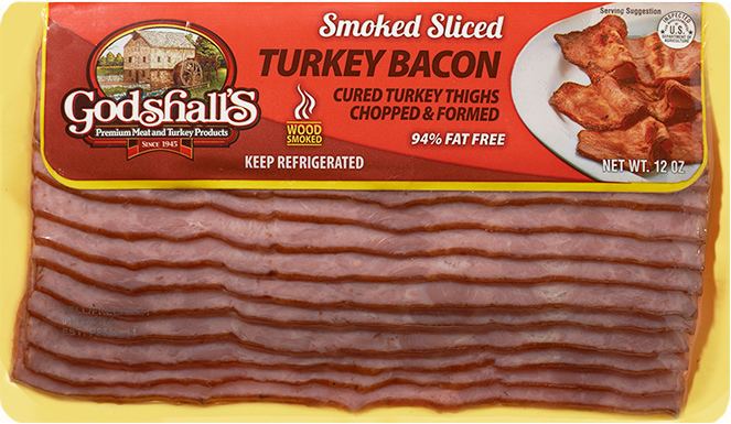 Turkey bacon 12 oz Turkey Bacon Godshalls