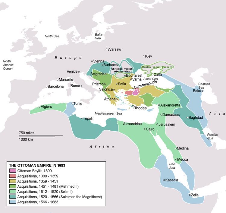 Turkish minorities in the former Ottoman Empire