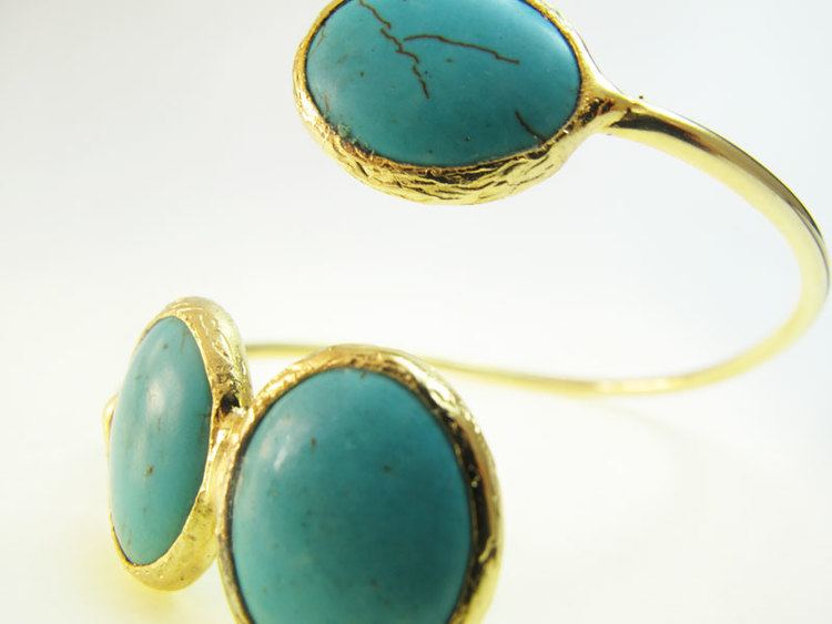 Turquoise (film) Gold Plated Turquaze stone jewellery Accessories Bracelets
