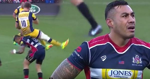 Tusi Pisi Tusi Pisi sees red for in the air challenge during breakthrough