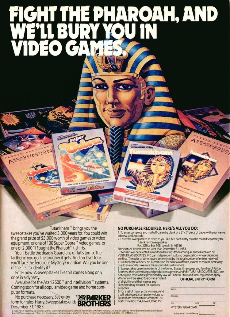 Tutankham Atari 2600 VCS Tutankham scans dump download screenshots ads