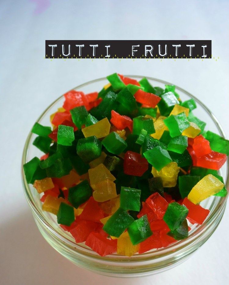 Tutti frutti (food) How to make Tutti Frutti at home Candied fruitDry Fruit bites