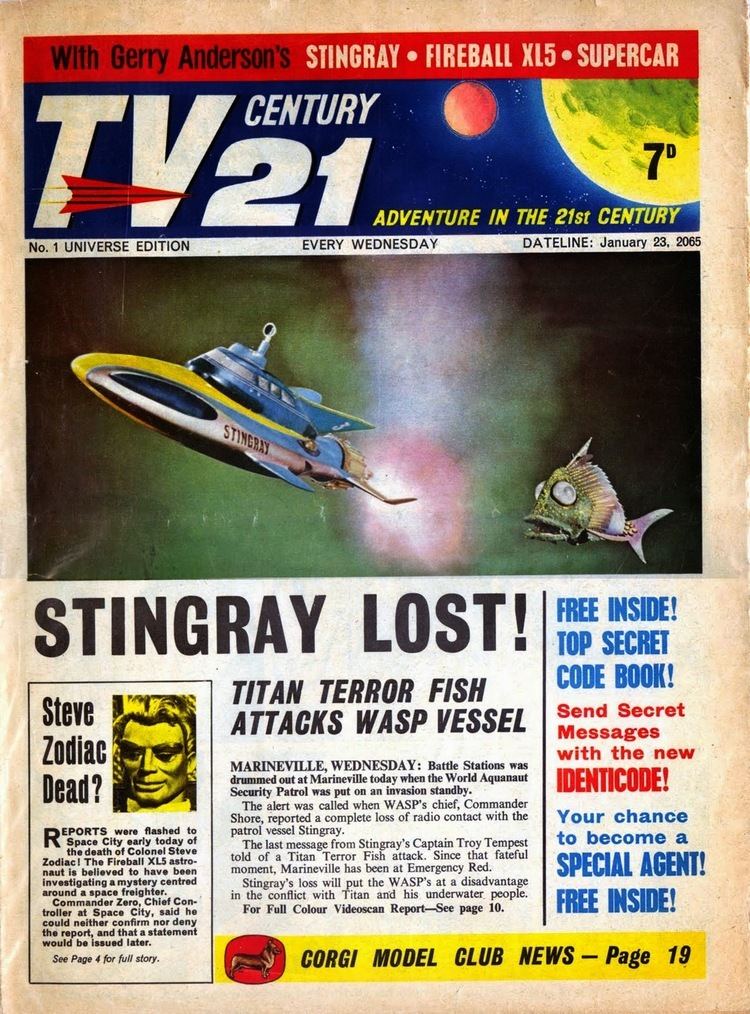 TV Century 21 Blimey The Blog of British Comics 50 Years ago today TV CENTURY