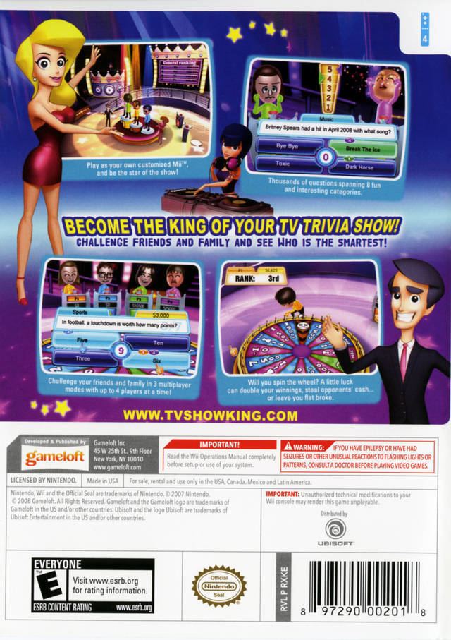 TV Show King Party TV Show King Party Box Shot for Wii GameFAQs