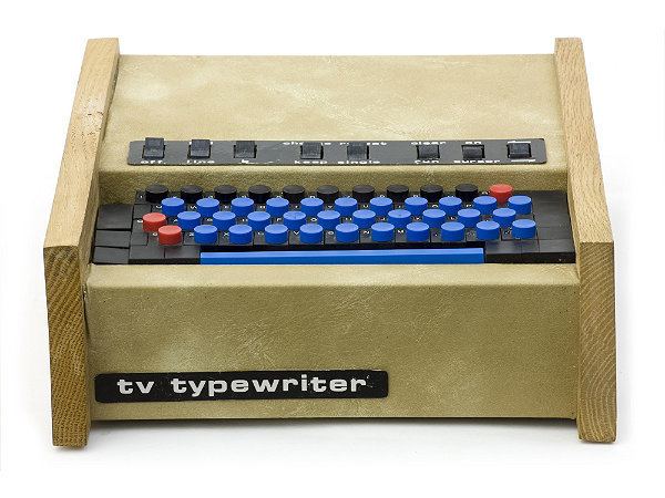 TV Typewriter TVT1 TV Typewriter prototype CHM Revolution