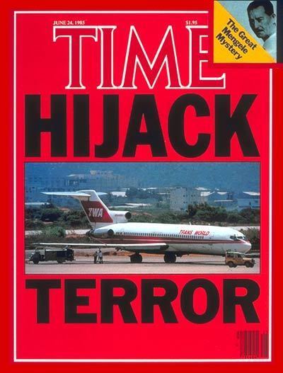 TWA Flight 847 imgtimeincnettimemagazinearchivecovers1985