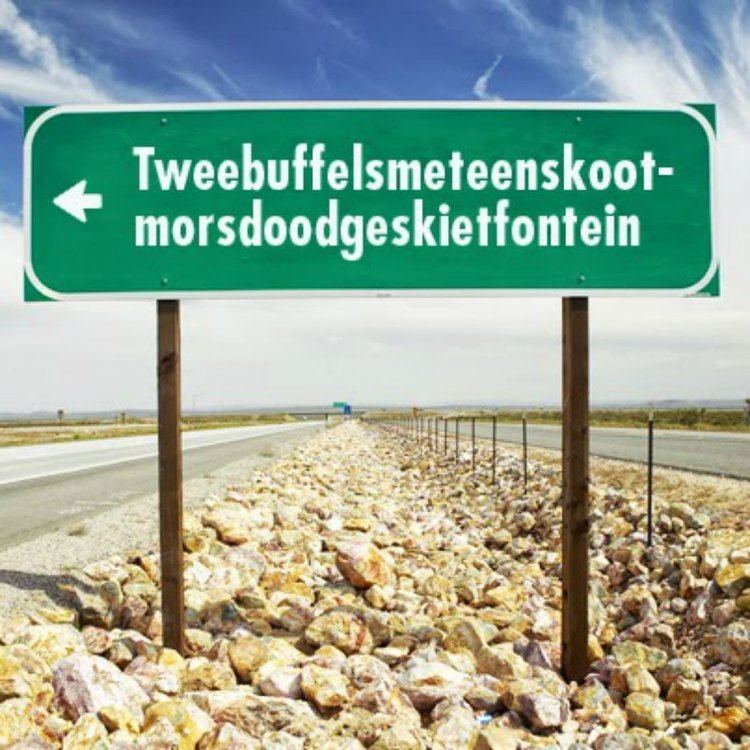 Tweebuffelsmeteenskootmorsdoodgeskietfontein Places In South Africa With Bizarre Names WhereToStaycoza Blog