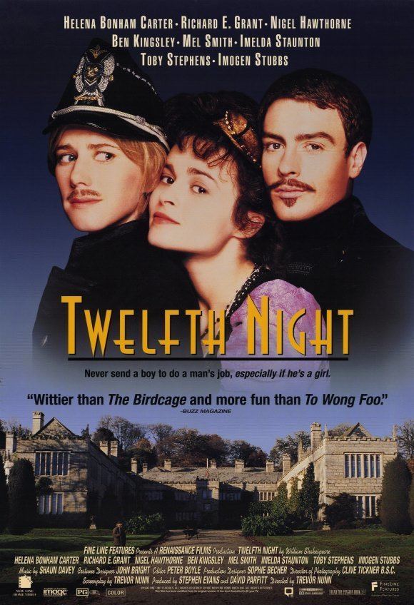Twelfth Night (1996 film) twelfth night movie poster bard Pinterest To be Confusion and