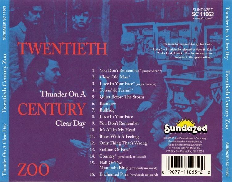 Twentieth Century Zoo Old Melodies Twentieth Century Zoo Thunder On a Clear Day 1968