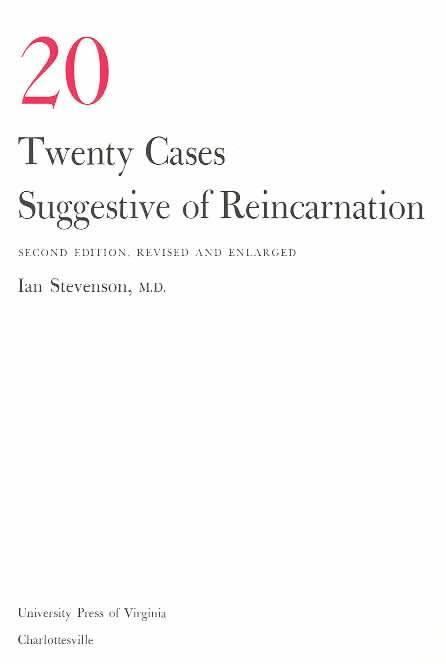 Twenty Cases Suggestive of Reincarnation t0gstaticcomimagesqtbnANd9GcTd82kg9CSqW6I0