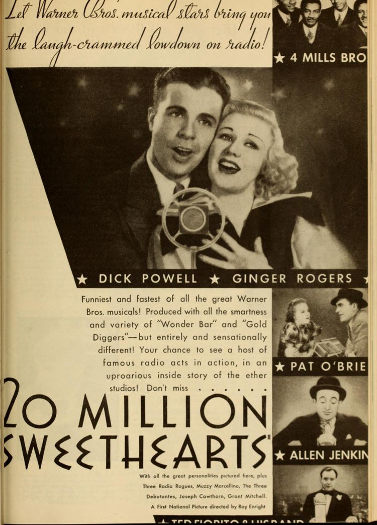 Twenty Million Sweethearts 1934 The Motion Pictures