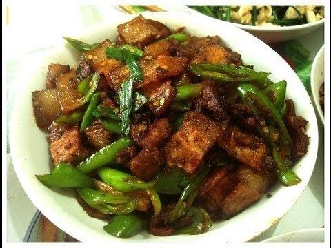 Twice cooked pork Chinese Sichuan Twice Cooked Pork Belly ChinaMemocom YouTube