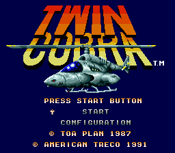 Twin Cobra Play Twin Cobra Desert Attack Helicopter Sega Genesis online