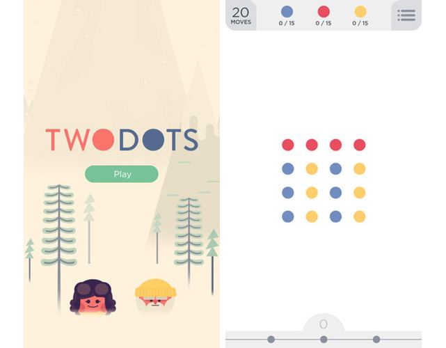 Two Dots Daily App Two Dots will have you thinking about connecting dots all