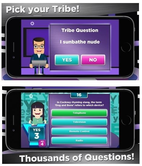 Two Tribes (game show) TV gameshow Two Tribes gets app Netimperative latest digital
