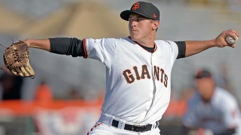 Ty Blach San Francisco Giants39 Ty Blach learning among top prospects in San