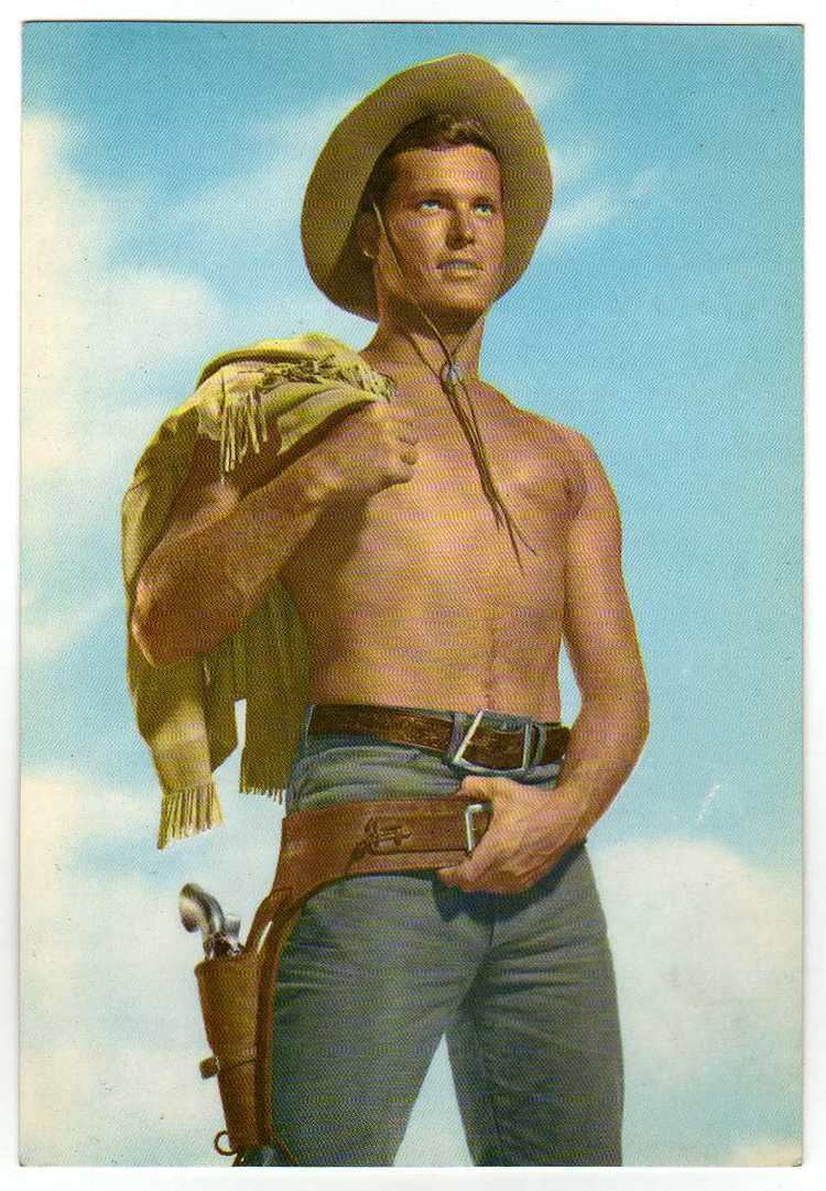 Ty Hardin Shirtless Ty Hardin from the Bronco TV series 1950s
