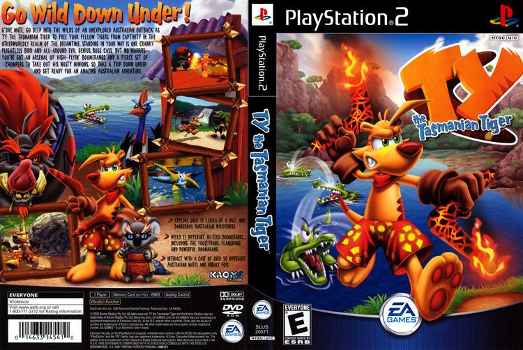 Ty the Tasmanian Tiger wwwtheisozonecomimagescoverps2735jpg