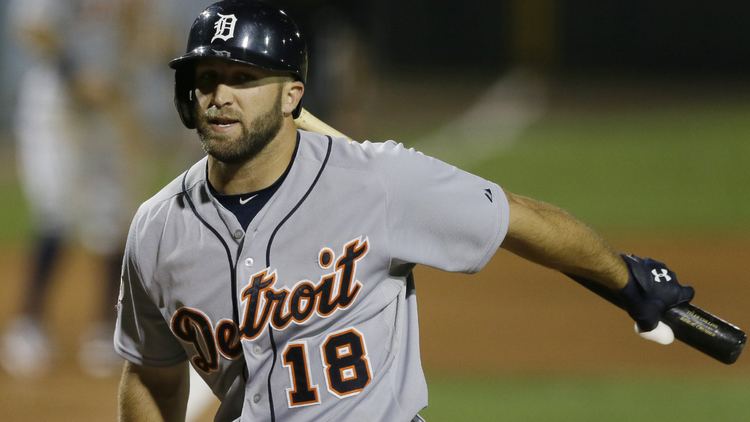 Tyler Collins (baseball) Tyler Collins trying to make a case for a spot on Tigers