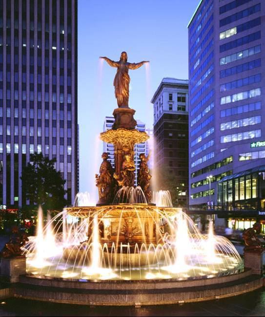 Tyler Davidson Fountain Cincinnati OhioHistory