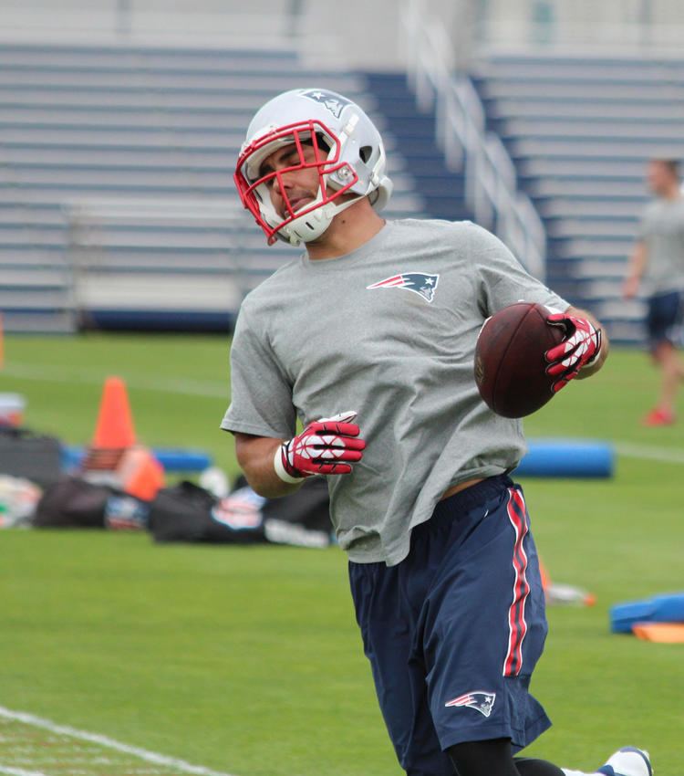 Tyler Gaffney Pointing out progress made by Patriots RB Tyler Gaffney
