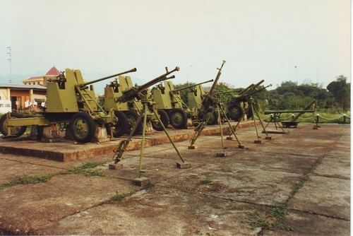 Type 61 25mm AAA guns