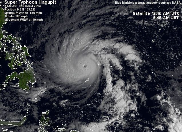 Typhoon Hagupit (2014) Differing forecasts widen scope of Typhoon Hagupit WINK NEWS